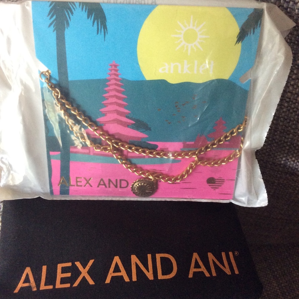 Alex and Ani Sun Anklet
